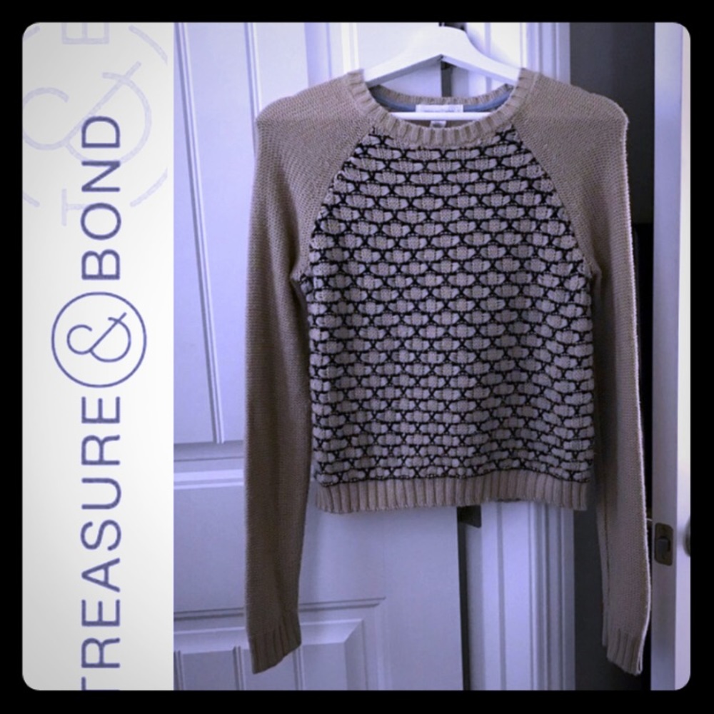 Treasure & Bond Crew Sweater Size S